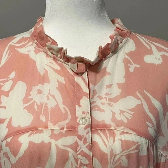 Part Two Nila Long Sleeve Ruffled Blouse Floral - Picture 4 of 16